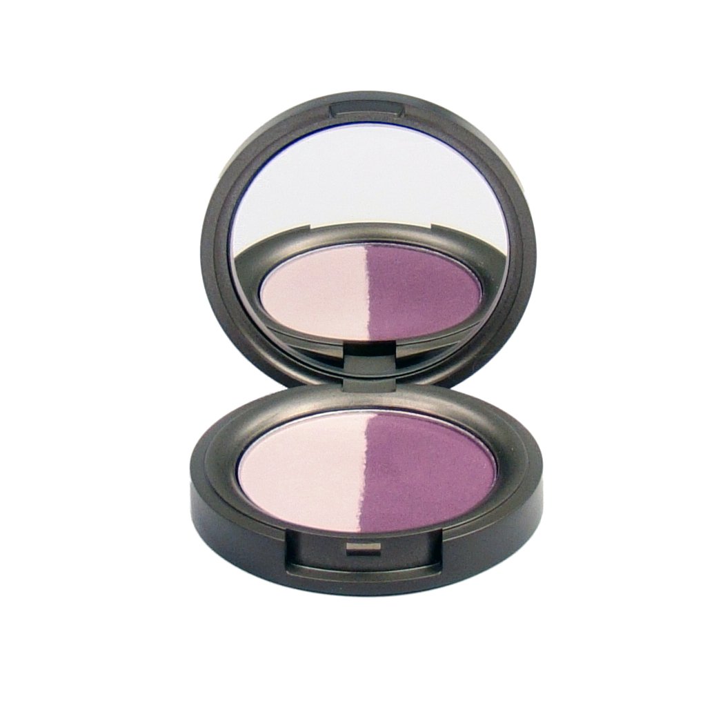 Beauty Without Cruelty Mineral Duo Eyeshadow Pressed Juicy Plum