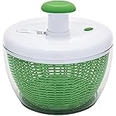 Farberware Easy to use pro Pump Spinner with Bowl, Colander and Built in draining System for Fresh, Crisp, Clean Salad and Pr