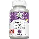Natural Balance Colon Clenz | Herbal Colon Cleanse & Detox Supplement | Gentle & Dependable Overnight Formula (150 CT)