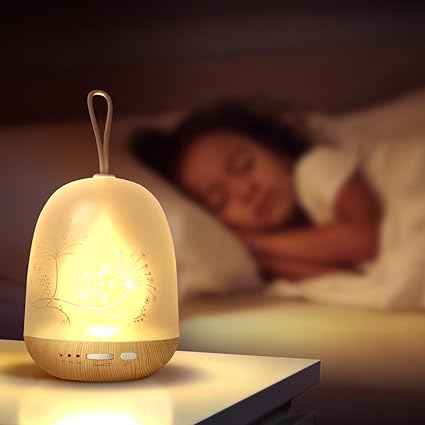 Amazon Co Jp Mamreマルチカラー子供タイマー夜ライトポータブル色変更rgb Ledアウトドアランタンランプ Colorflame ホーム キッチン