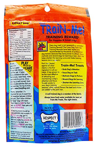 Crazy Dog Train-Me! Training Reward Mini Dog Treats - Thumbnail 2