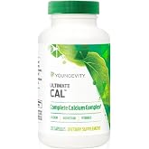 Youngevity Ultimate Cal Calcium Magnesium Bone Health Supplement, 120 Caps | Calcium, magnesium, vitamin D3, zinc, potassium, boron, bone health, ligament support, enhanced absorption, 120 capsules