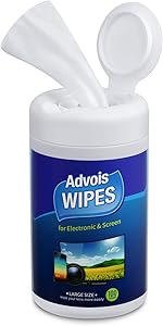 Monitor Wipes, Computer Screen Wipes 100 Electronics Wipes, Computer Monitor Cleaning Wipes,Screen Cleaner Wipes for Laptop, Tablets, Lens, Phones, Eyeglasses,TV, LCD