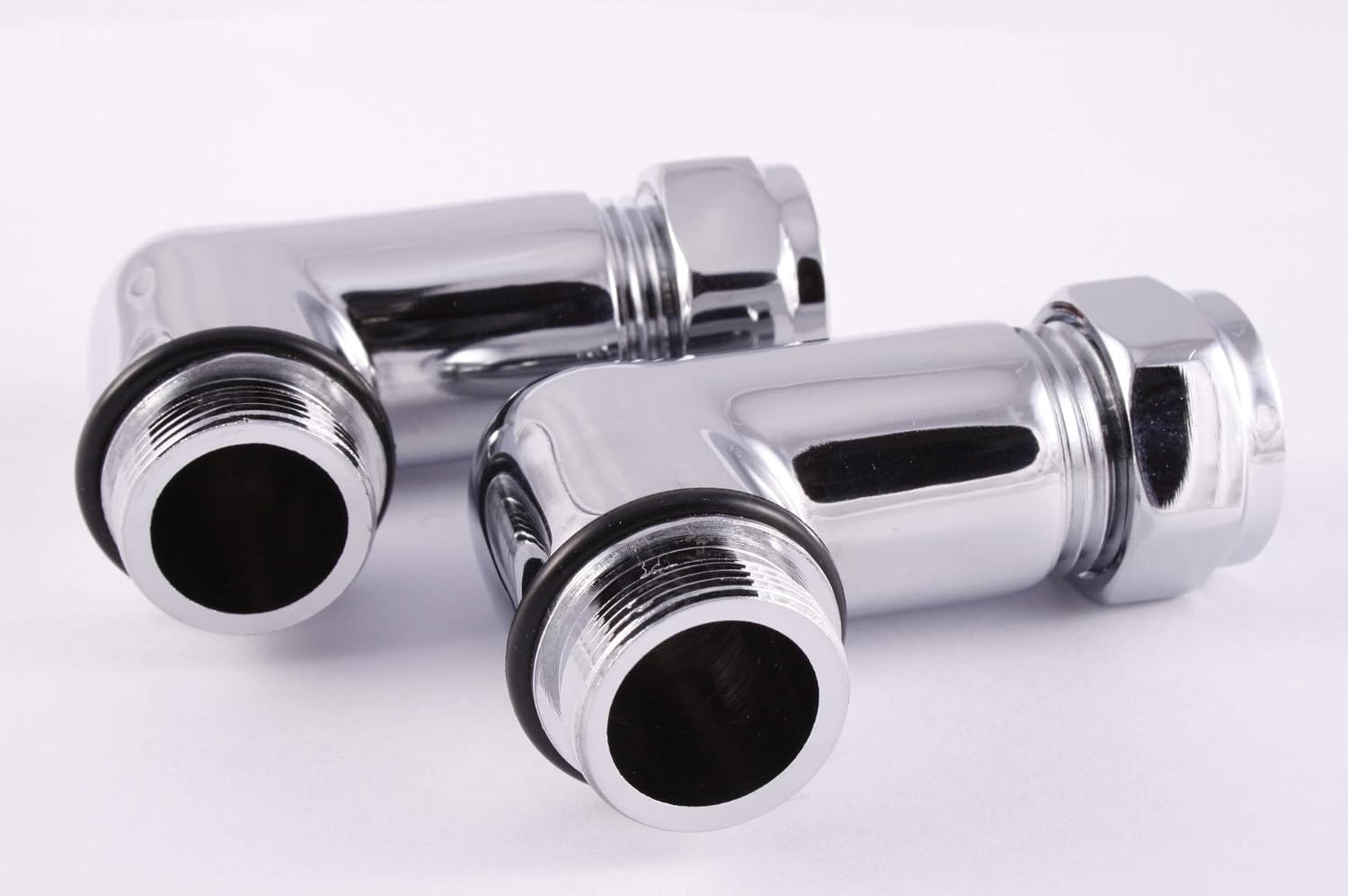 Ultra Finishing SBQ11 Adaptor Elbows for Dual Centres Silver