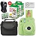 Fuji Instax Mini 9 Camera Lime Green + Carry Case + Rechargeable AA Batteries & Charger + Instax Mini Film (40 Sheets)