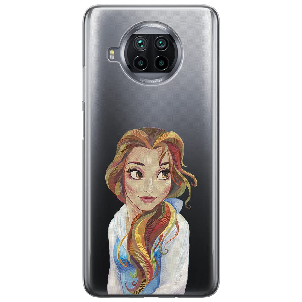ERT GROUP mobile phone case for Xiaomi MI 10T LITE/REDMI NOTE 9 PRO 5G original and officially Licensed Disney pattern Bella 003 adapted to the shape of the mobile phone, partially transparent