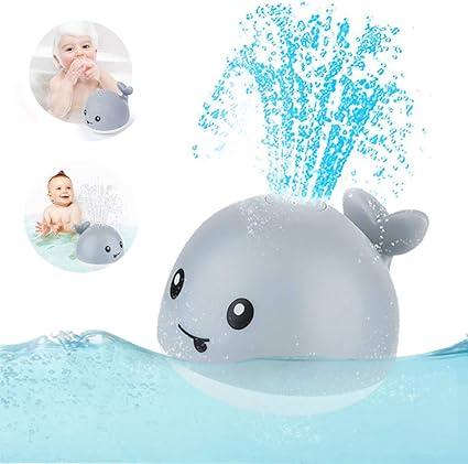 light up water spray bath toy