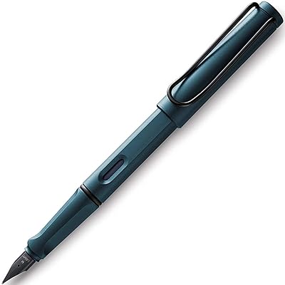 Lamy Safari Fountain Pen - Petrol Blue - Limited Edition 2017! (Extra Fine Nib) (L24EF)