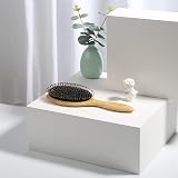 BESTOOL Hair Brush Boar & Nylon Bristles Round Paddle Eco Bamboo view 9