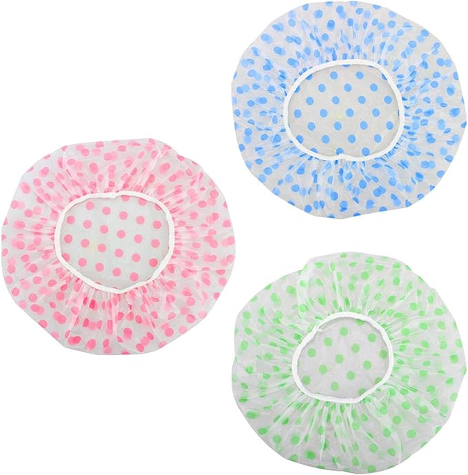 Shower Caps, Waterproof Bath Cap, Reusable Shower Caps, Environmental