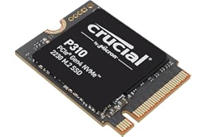 Crucial P310 1TB M.2 2230 SSD, PCIe Gen4 NVMe, Up to 7,100MB/s, Internal Solid State Drive, Ideal fo...