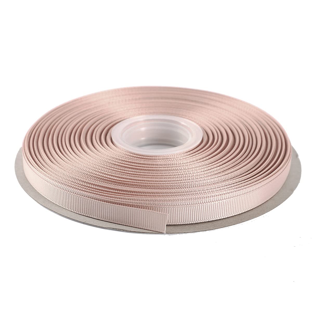 ITIsparkle 9mm Width (3/8") Grosgrain Ribbon 45 Meters (full reel) Crafts Gift Wrap Floristry - Vanilla Ribbon