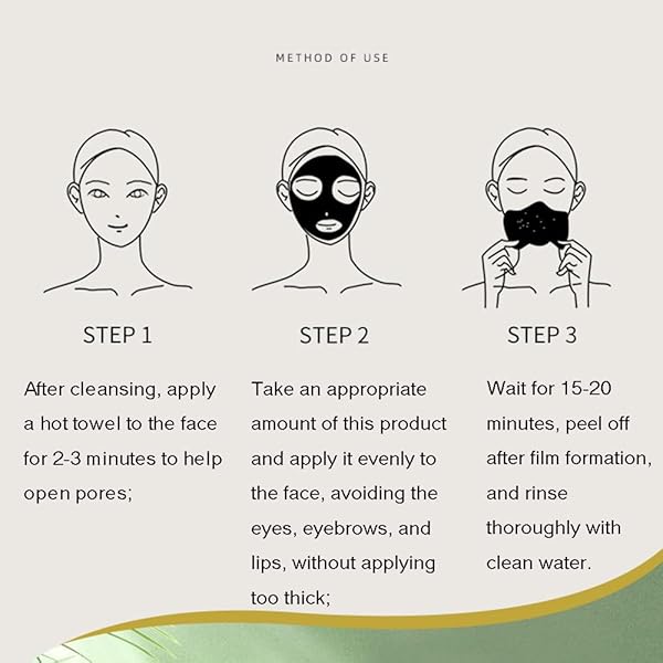 GHFCZOO BLACKHEAD PEEL-OFF REMOVER FACE MASK – DEEP CLEANSING & PORE PURIFYING FOR ALL SKIN TYPES (120G)