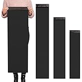 Black Poly Mailers Long Shipping Bags 50 Pack Envelopes for Unique Items Storage Packaging Self Sealing Waterproof Mailing (10 x 30-50 PACK)