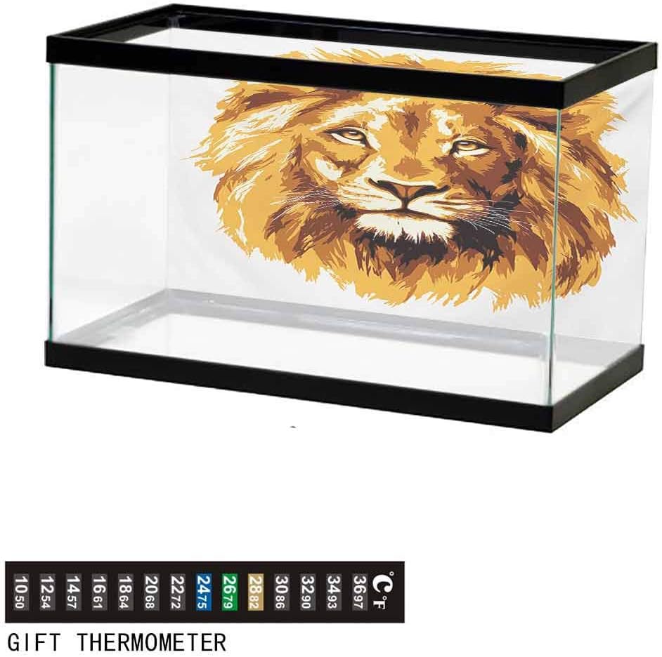 wwwhsl Aquarium Background,Poster Fish Tank Background,Couple of Zebras Eyes Face s Image Pattern Artistic Wild Animals Design Underwater Poster Fish Tank Wall Decorations Sticker