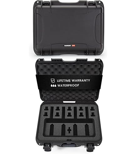 Étui Imperméable Nanuk 908 Prophoto – Noir, Pour Reflex, Avec Mousse, Fabrication Canada