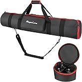 MagicLine Tripod Carrying Case Bag 41x7.9x7.9inch, with 2 Outer Pockets+1 Inner Pocket+3 Inner Compartments, Padded Carry Case for Light Stands,Mic Stands,Tripods,Monopods