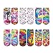 Lisa Frank Socks novelty socks 3D Socks Funny Crazy Ankle Socks Value Pack YX GIRL (Lisa Frank)