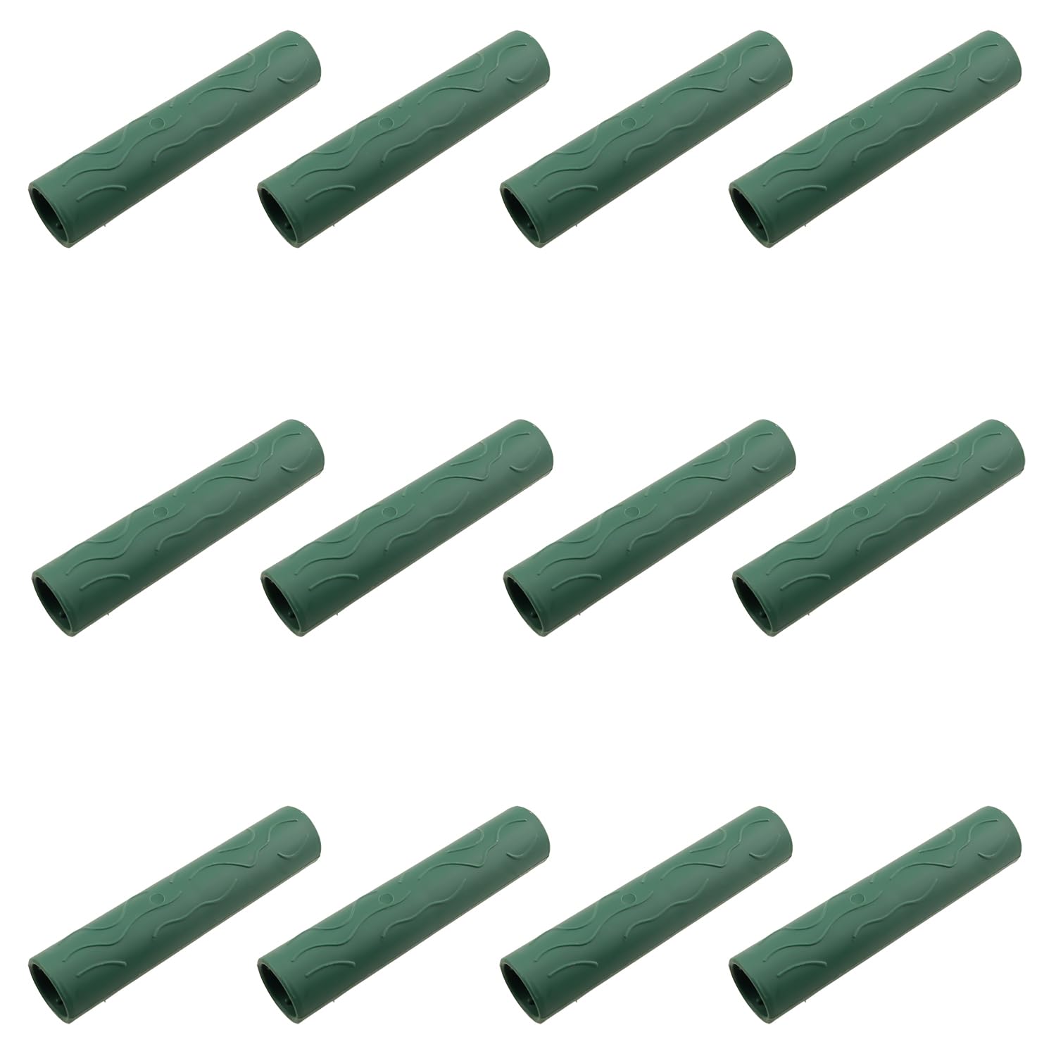 Photo 1 of ZZHXSM 12PCS Climbing Frame Extension Heightening Connecting Pipe Diameter 11mm Plastic Tee Pipe Cross Buckle Steel Wire Buckle Fixed Garden Frame Pole Greenhouse Film Bracket Sunshade Pole Connector