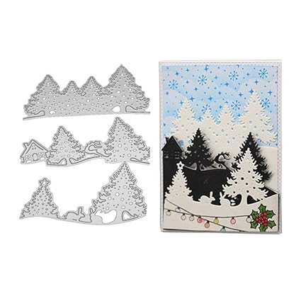 Download 3 9 By 5 Inches Christmas Tree Metal Cutting Dies Diy Dies For Card Making And Scrapbooking Christmas Craft Dies Die Cuts Die Cutting Embossing PSD Mockup Templates