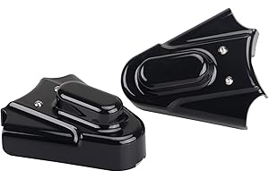 YDLMT Black ABS Motorcycle Accessory Swingarm Rear Axle Covers For Harley Softail Heritage Springer Bad Boy 1986-2007