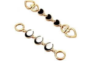 Walquicks Women Purse Strap Extender, Purse Chain Bag Exquisite Extender Purse Chain Strap Replacement Chain Handbags Purse A