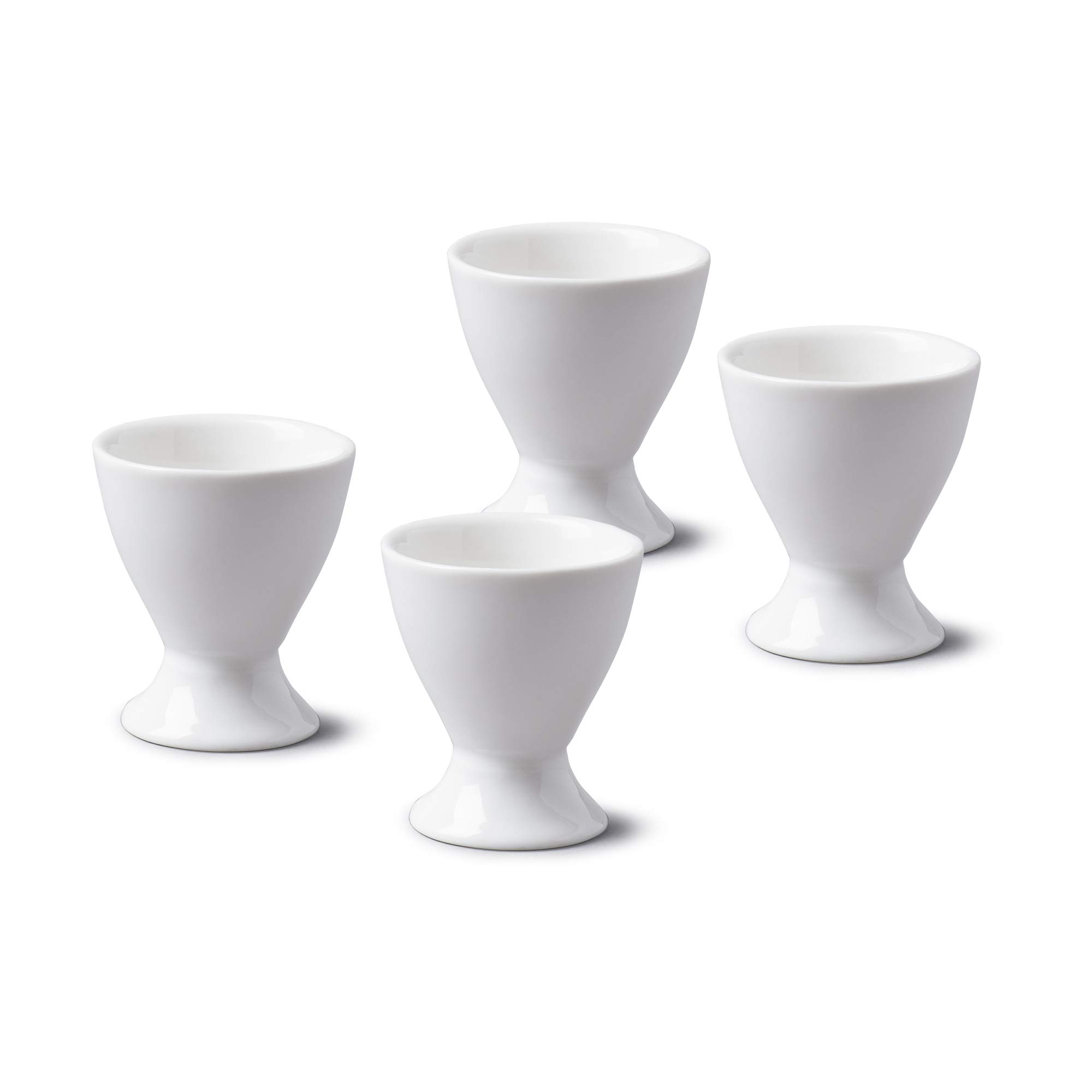 WM Bartleet & Sons 1750 TSET90 Traditional Porcelain Set of 4 Single Egg Cups – White
