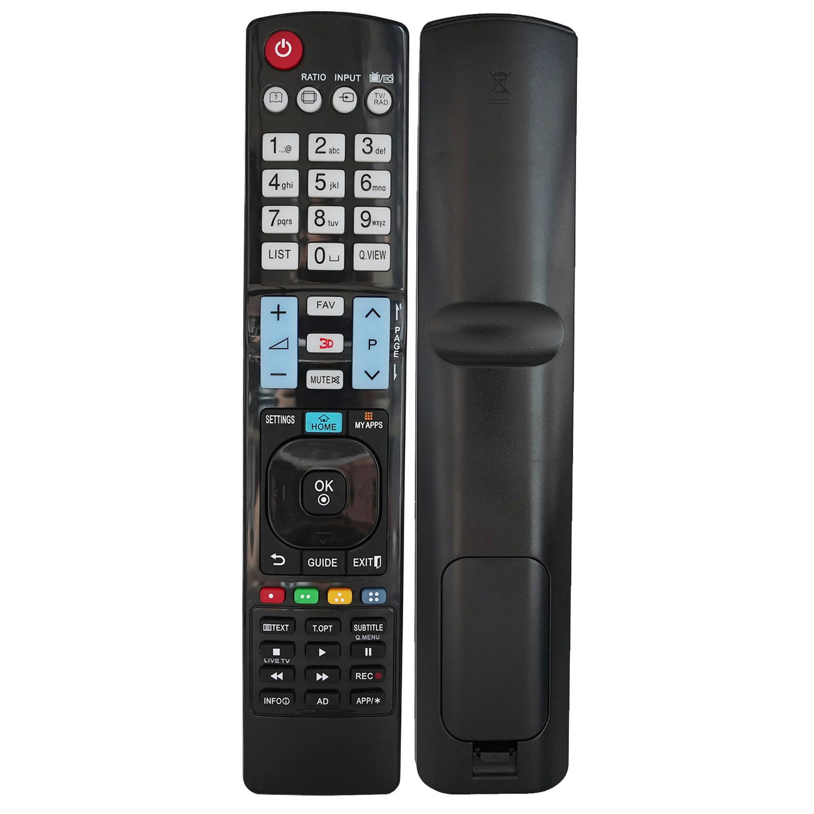 Photo 1 of Replacement Remote Control Fit for LG 39LP645H AKB73275673 22LT560C 26LT560C 42LP645H-UH 42LT670H-UA Smart 3D Plasma LCD LED HDTV TVLPNPMER5729843
