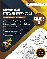 Common Core English Workbook: Grade 8 English