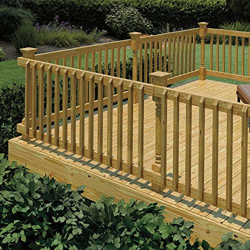 41/2 ft. x 4 in. x 4 in. PressureTreated Wood Finial Ready Deck Post