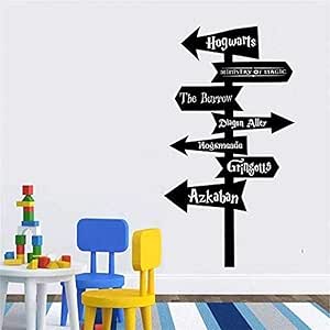 Pegatinas de pared frase señales de tráfico calcomanías de vinilo