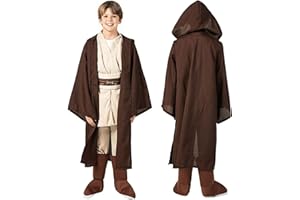 CHAOS MONKEY Boys Knight Costume Kids Halloween Cosplay Tunic Hooded Cape Sci-fi Film Classic Robe Outfit