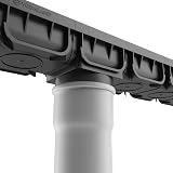 Vodaland EASY 2 Plastic Channel Drain Kit 1000mm L x 125mm W x 72mm D view 2