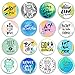 Cosylove 16pcs Letter Refrigerator Magnets, Crystal Glass Fridge Magnets for Office Cabinets, Whiteboards, Photos, Beautiful Decorative Magnets for, Decorate Home (Letter)
