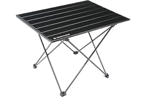 ROCK CLOUD Portable Camping Table Ultralight Aluminum Camp Table Folding Beach Table for Camping Hiking Backpacking Outdoor Picnic, Size M