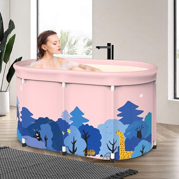 Amazon.com: Portable Foldable Bathtub,Adult Bath Barrel Plunge Pool