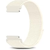 18mm 20mm 22mm Hook and Loop Watch Band Compatible with Garmin Vivoactive 5/ Vivoactive 6/ Vivoactive 3, Soft Nylon Breathable Sport Strap for Venu 2S/ Venu3S/ Forerunner 265s,Venu 3/ Venu 2 Men Women