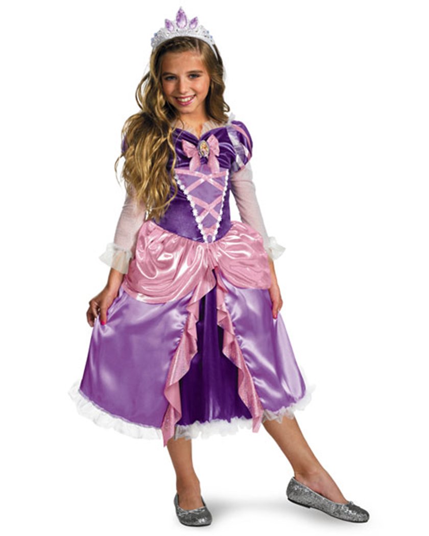 Tangled Princess Rapunzel Shimmer Deluxe Costume Desertcart INDIA