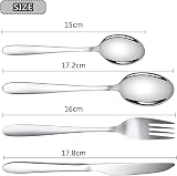 Acehome Stainless Steel Cutlery Set with Neoprene Case 4 Pcs Green view 2