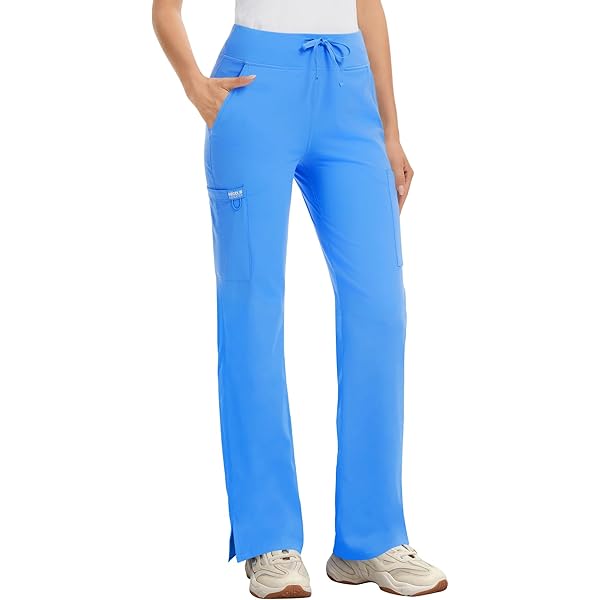 Amazon.com: Landau Essentials Relaxed Fit 2-Pocket Elastic Scrub