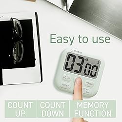 dretec Digital Timer Kitchen Timer Large LCD