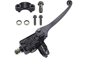 MWMNUN Right Brake Master Cylinder Brake Lever for Taotao Sunl 50cc 110cc 125cc Polaris Outlaw 525 Roketa Taotao Kazuma Eton Baja Honda 250R ATV ATC 4 Wheeler Dirt Bike Parts