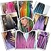 Jumbo Braiding Hair Ombre Color 3Pcs/lot Synthetic Hair Extensions 3 Tone Braiding Hair 100g/pcs Kanekalon Fiber For Twist Braiding Hair (Blue-Purple-Pink)