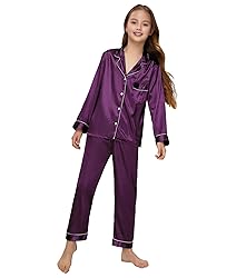 ALHAVONE Kids Girl Pajama Set with Headband