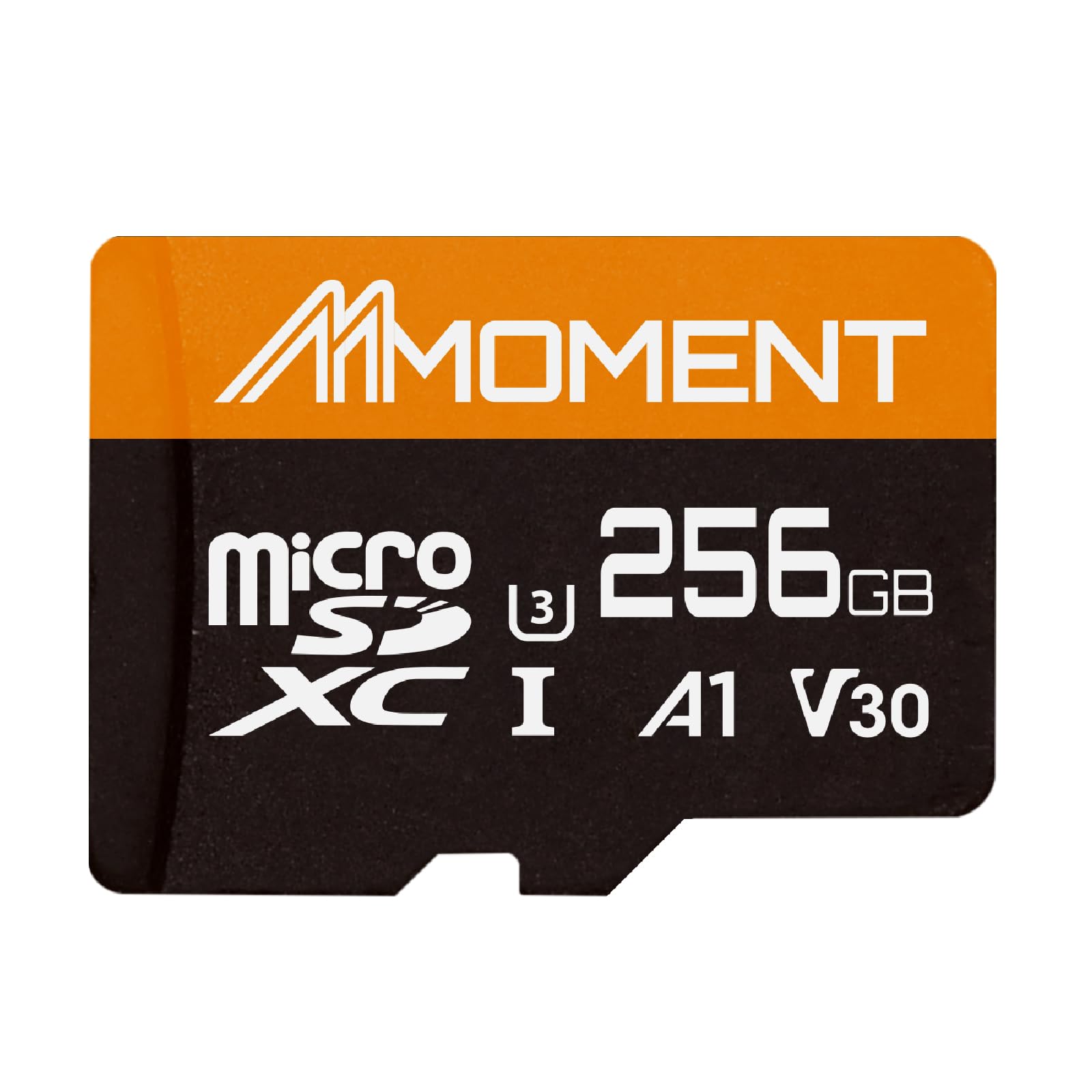 MMOMENT Micro SDXC Card for Nintendo-Switch, A1, UHS-I, U3, V30, Class 10 Compatible, Read Speed Up to 100 MB/s,Write Speed Up to 75 MB/s, SD Adapter Included (256GB, Orange High Speed - A1, U3, V30)
