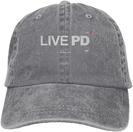Dkvmkrvla Rec-Live-PD Adjustable Baseball Caps Denim Hats Cowboy Sport Outdoor