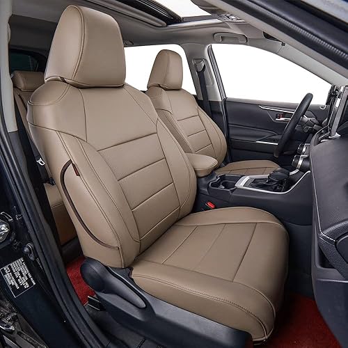 Leather Seat Covers FEINEPRO Seat Covers For Honda CRV 2023 2024 - Main Image