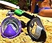 PRODIGY Full Face Snorkel Mask Adult Kids – 180° Panoramic Snorkeling Masks Gear for Adults and Youth - Easy Breathing SWIMTECH Dry Top Set, Anti-Leak&Anti-Fog– (True Blue w/GoPro – S/M)
