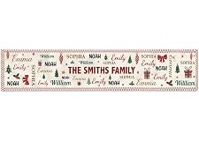 Family Name Word Christmas Theme