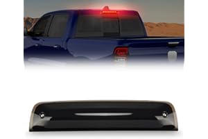 SUPAREE LED Third Brake Light Smoked Lens for 2009 2010 2011 2012 2013 2014 2015 2016 2017 Dodge Ram 1500 2500 3500, 3rd Brake Light Assembly Roof White Cargo Light Red High Mount Lamp